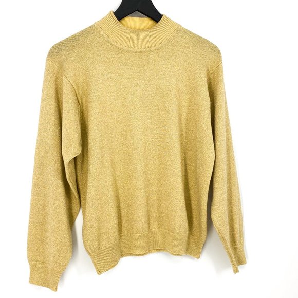 Vintage KORET Metallic Gold Sweater - Picture 2 of 16